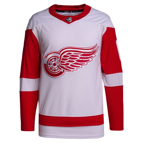 Detroit Red Wings adidas  Away  Primegreen Authentic Custom Jersey - White