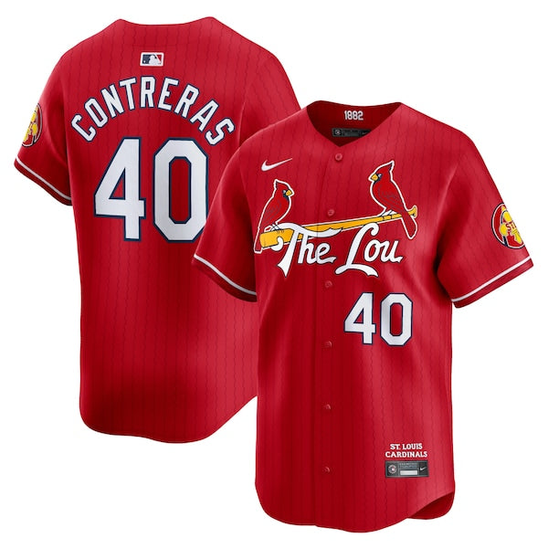 Willson Contreras St. Louis Cardinals Nike 2024 City Connect Limited Player Jersey - Red