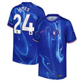 Reece James Chelsea Nike Youth 2024/25 Home Replica Player Jersey - Blue