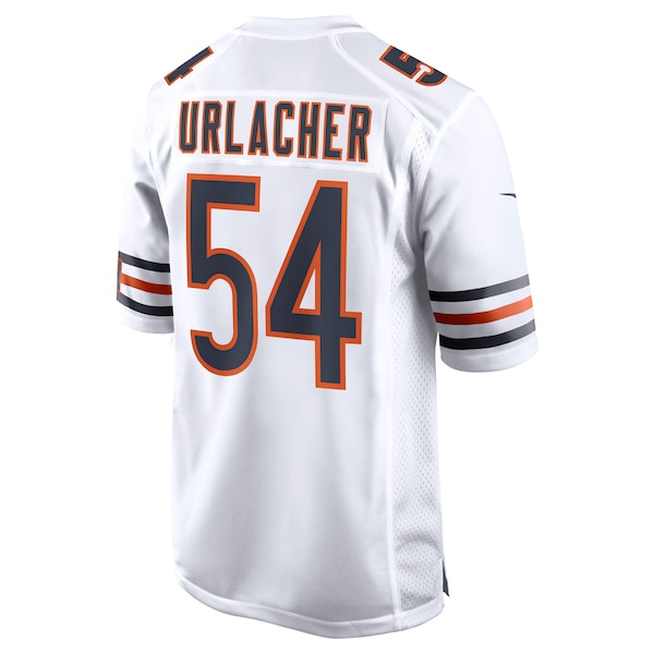 Brian Urlacher Chicago Bears Nike Retired Player Game Jersey - White/Navy/Orange