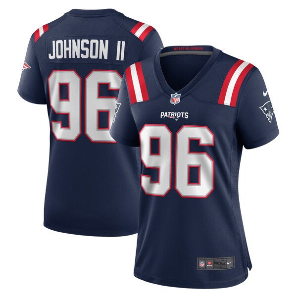 Eric Johnson II New England Patriots Nike Women's  Game Jersey -  Navy