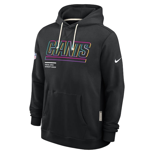 New York Giants Nike 2025 NFL Crucial Catch Sideline Standard Issue Dri-FIT Hoodie - Black