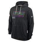 New York Giants Nike 2025 NFL Crucial Catch Sideline Standard Issue Dri-FIT Hoodie - Black