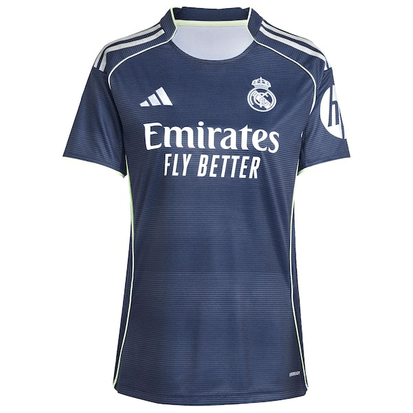 Los Merengues adidas Women's 2025/26 Away Replica Jersey - Blue/White