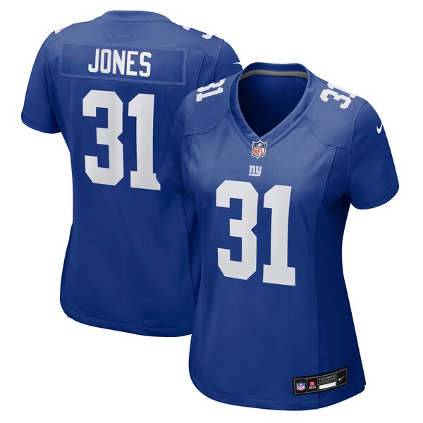 Nic Jones New York Giants Nike Women's Team Game Jersey -  Royal