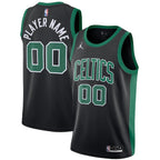 Boston Celtics Jordan Brand Swingman Custom Jersey - Statement Edition - Black