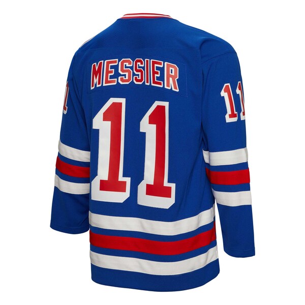Mark Messier New York Rangers Big & Tall 1993 Captain Patch Blue Line Player Jersey - Blue