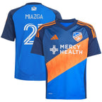 Matt Miazga FC Cincinnati adidas Youth 2025 Orange and Blue Legacy Kit Replica Player Jersey - Blue