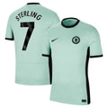 Raheem Sterling Chelsea Nike 2023/24 Third Stadium Replica Player Jersey - Mint/Blue/Navy