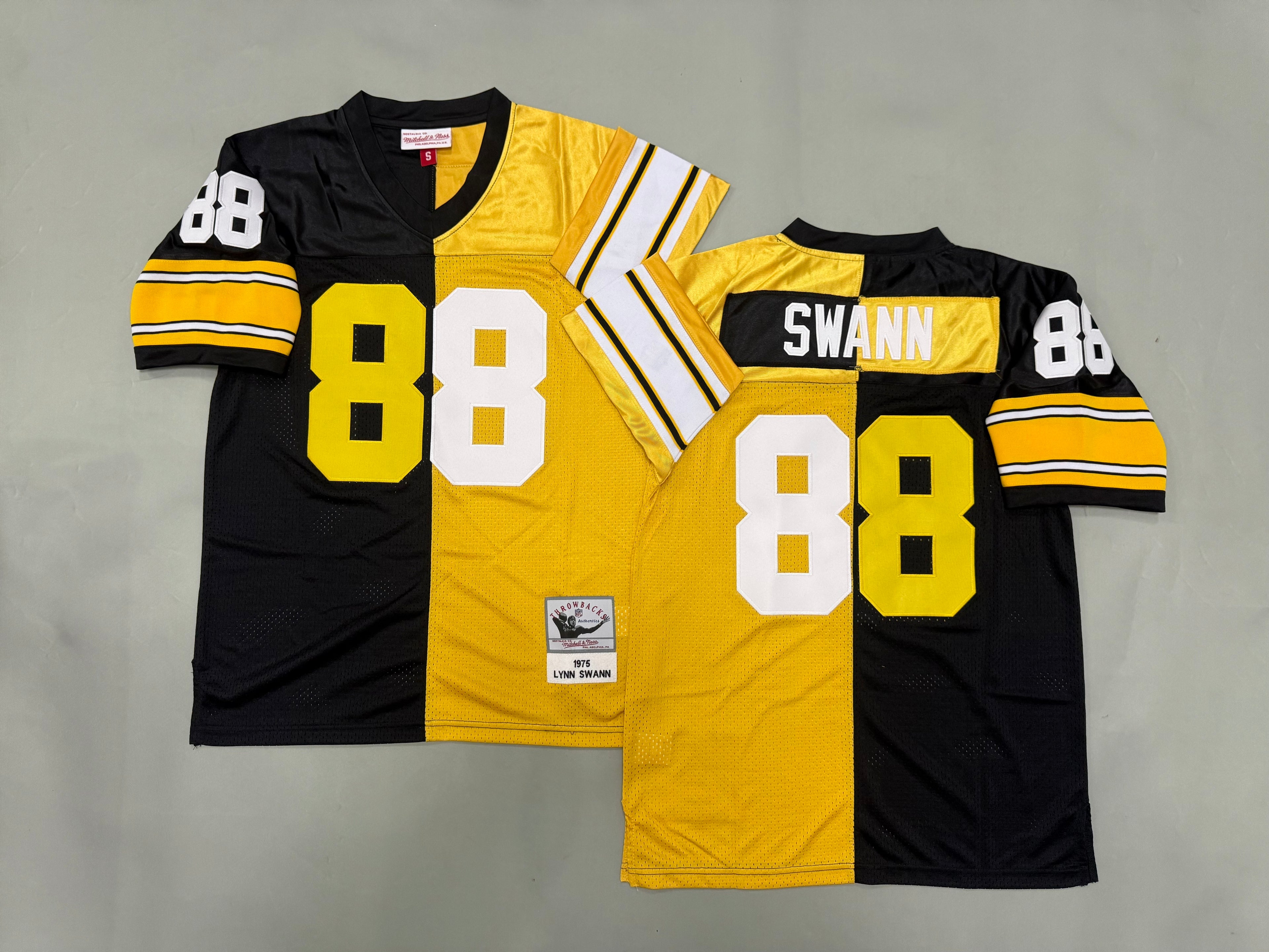 Lynn Swann Pittsburgh Steelers Authentic Split Throwback Retired Player Jersey