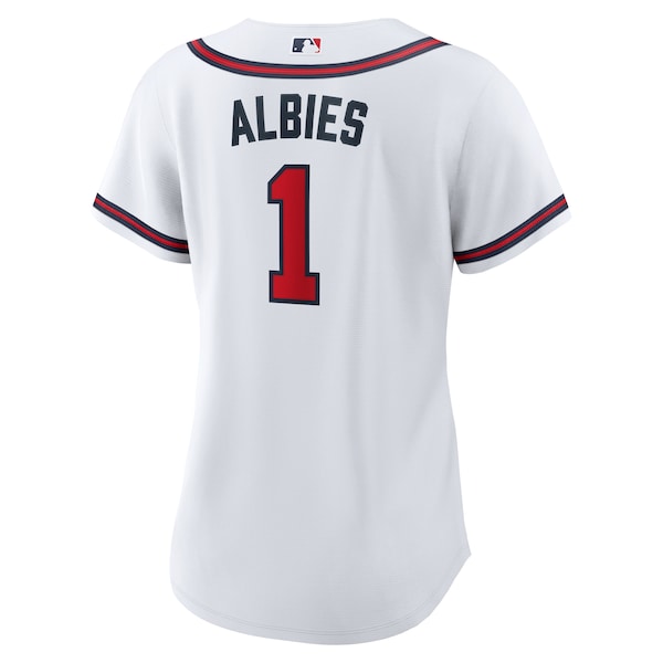 Ozzie Albies Atlanta Braves Nike Women's Home Replica Jersey - White