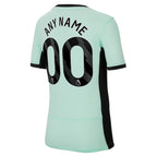 Chelsea Nike Youth 2023/24 Third Stadium Replica Custom Jersey - Mint