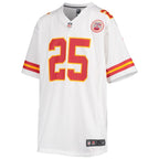 Clyde Edwards-Helaire Kansas City Chiefs Nike Youth Game Jersey - White/Red