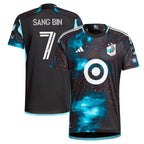 Jeong Sang-bin Minnesota United FC adidas 2024 Starry Night Authentic Player Jersey - Black
