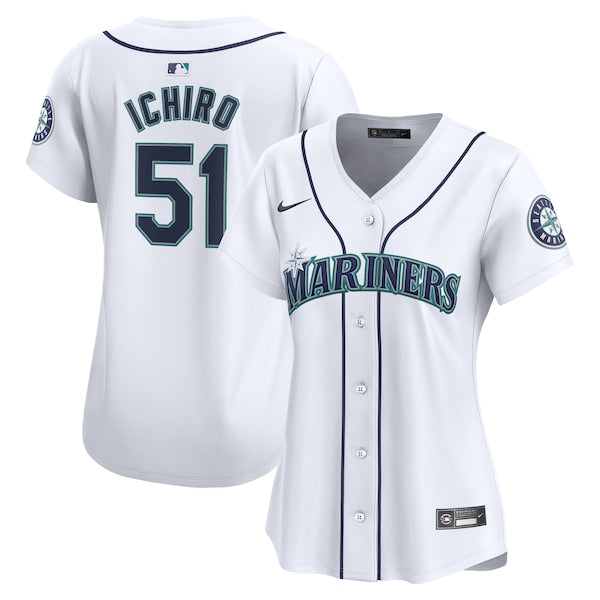 Ichiro Suzuki Seattle Mariners Nike Women's Home Limited Player Jersey - White