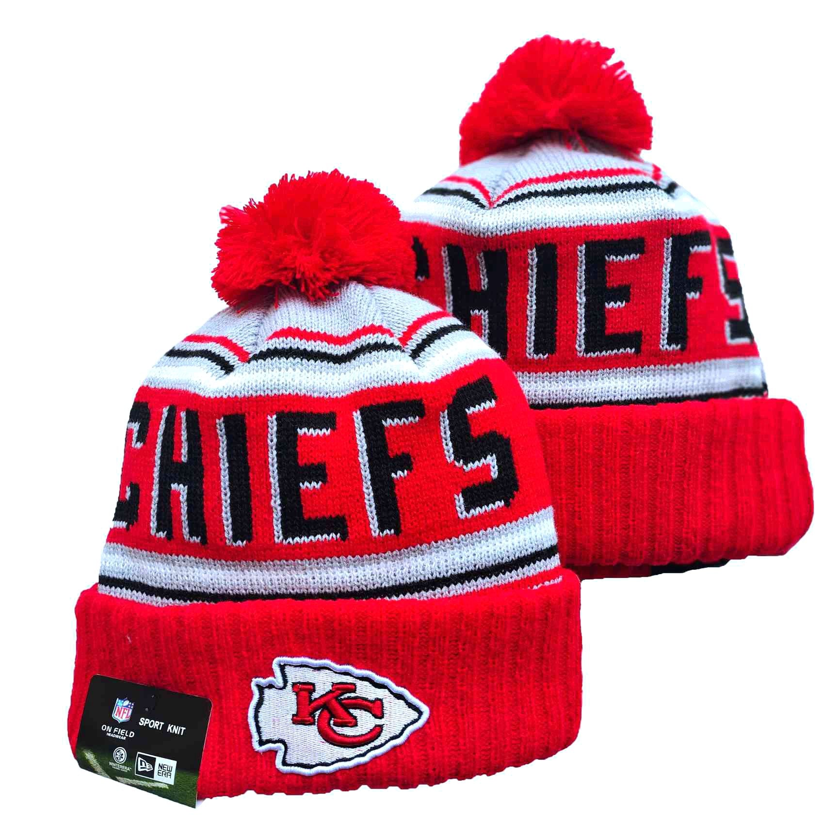 KANSAS CITY CHIEFS KNIT HAT