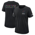 Indianapolis Colts Nike Women's 2025 NFL Crucial Catch Tri-Blend Dri-FIT T-Shirt - Black