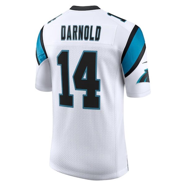 Sam Darnold Carolina Panthers Nike Vapor Limited Jersey - White/Black/Blue