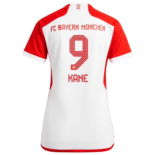 Harry Kane Bayern Munich adidas Women's 2023/24 Home Replica Player Jersey - White/Black
