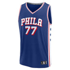 V. J. Edgecombe Philadelphia 76ers  Youth 2025 NBA Draft First Round Pick Fast Break Replica Jersey - Icon Edition - Royal