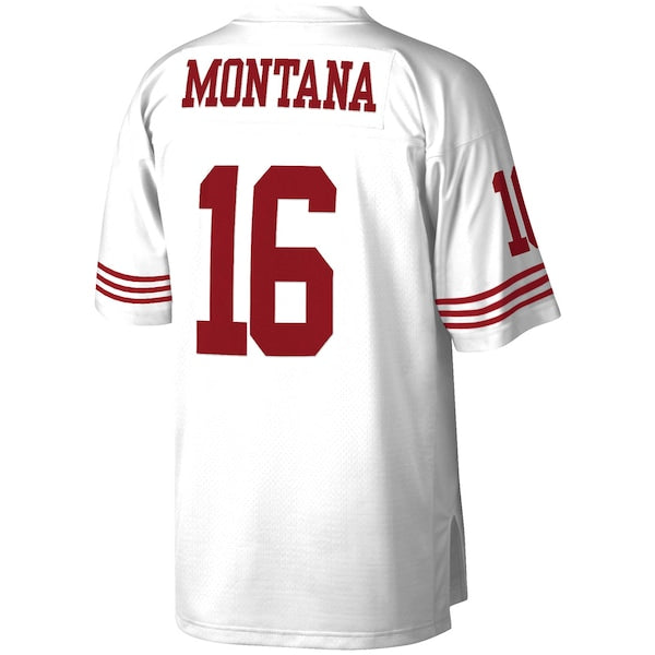 Joe Montana San Francisco 49ers Legacy Replica Jersey - White/Scarlet