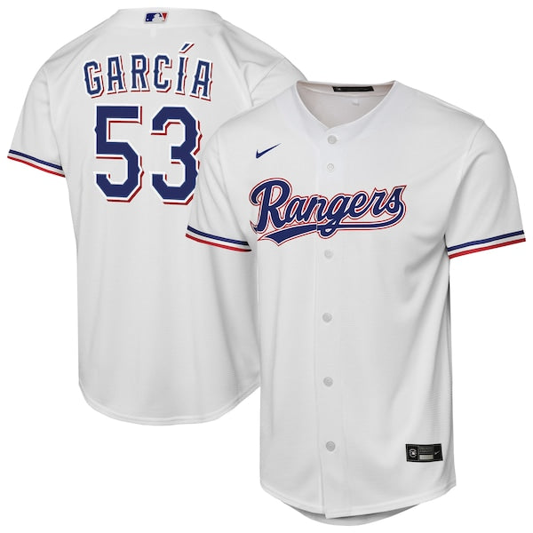 Adolis Garcia Texas Rangers Nike Youth Home Replica Player Jersey - White