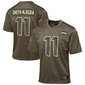 Jaxon Smith-Njigba Seattle Seahawks Nike Youth 2025 Salute to Service Game Jersey - Olive