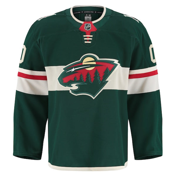 Minnesota Wild  Home Authentic Pro Custom Jersey - Green