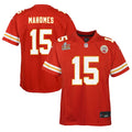 Patrick Mahomes Kansas City Chiefs Nike Youth Super Bowl LIX Game Player Jersey - Red