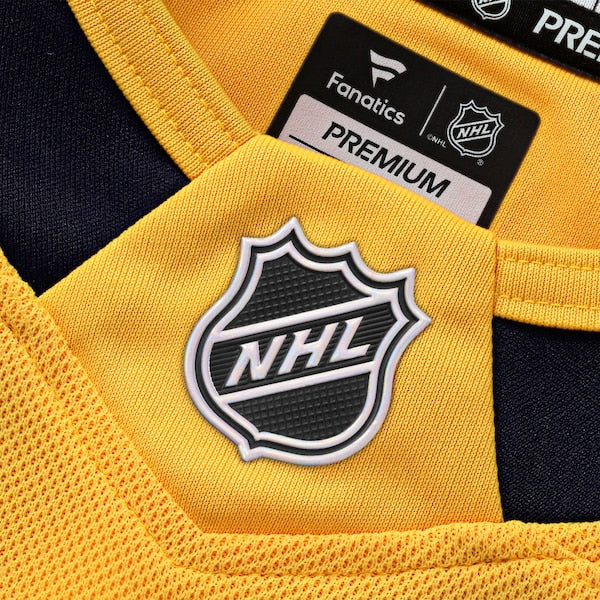 Nashville Predators  Home Premium Custom Jersey - Gold/White
