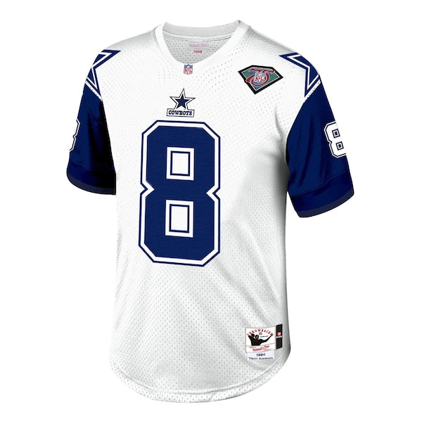 Troy Aikman Dallas Cowboys 1994 Authentic Throwback Retired Player Jersey - White