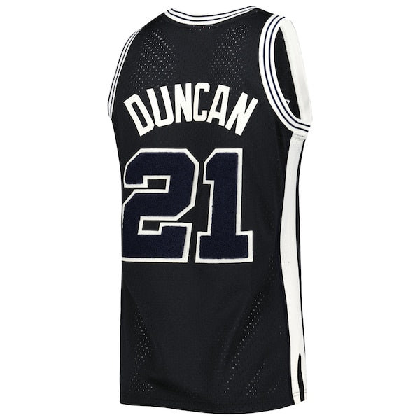 Tim Duncan San Antonio Spurs 1998/99 Hardwood Classics Off-Court Swingman Jersey - Black