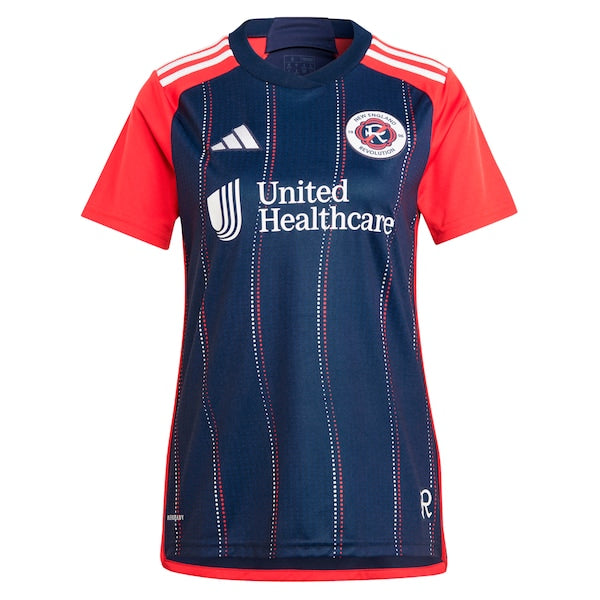 New England Revolution adidas Women's 2024 Boston Tea Party Replica Custom Jersey – Navy