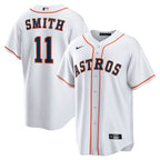 Cam Smith Houston Astros Nike Home Replica Jersey - White/Orange
