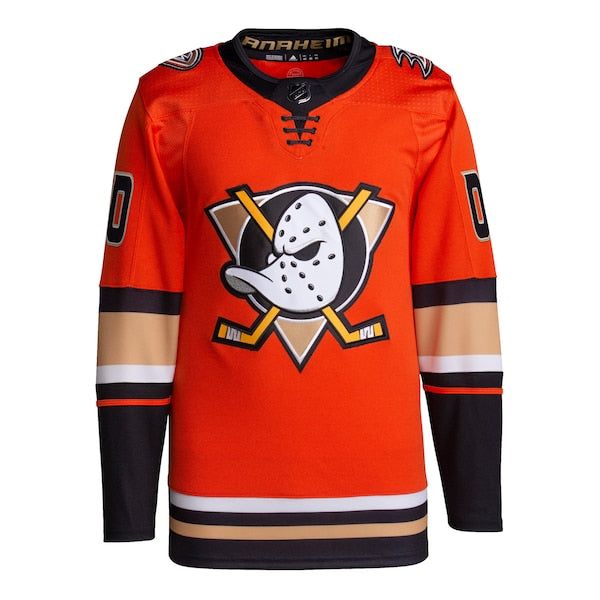 Anaheim Ducks adidas  Alternate  Primegreen Authentic Custom Jersey - Orange