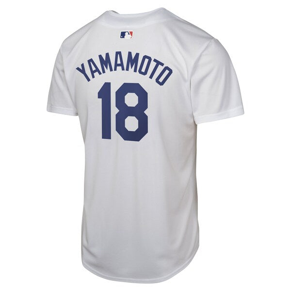 Yoshinobu Yamamoto Los Angeles Dodgers Nike Youth Home Replica Player Jersey - White