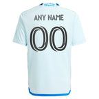 CF Montreal adidas Youth 2024 La Main Replica Custom Jersey – Light Blue