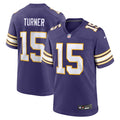 Dallas Turner Minnesota Vikings Nike Alternate Game Jersey -  Purple/White