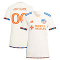 FC Cincinnati adidas Women's 2024 The Canvas Kit Replica Custom Jersey  - White