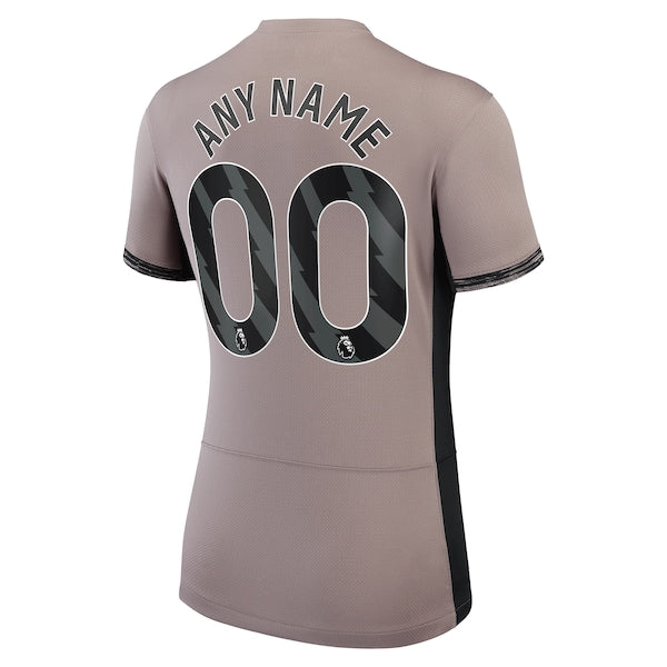 Tottenham Hotspur Nike Women's 2023/24 Third Stadium Replica Custom Jersey – Tan