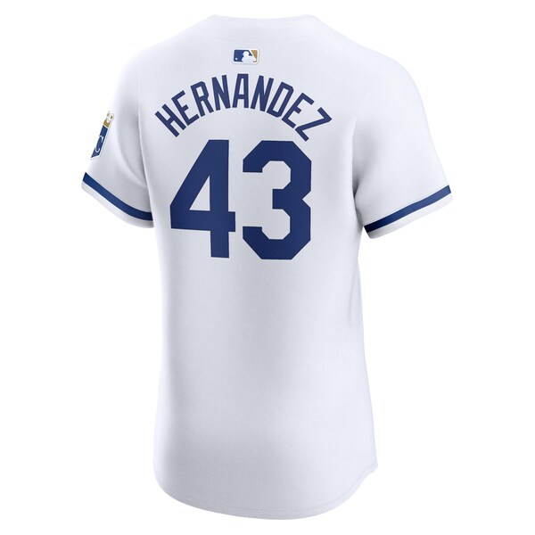 Carlos Hernández Kansas City Royals Nike Home Elite Player Jersey - White