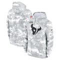 Houston Texans Nike 2024 Salute to Service Club Fleece Pullover Hoodie - Arctic Camo