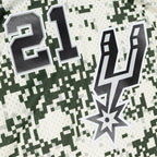 Tim Duncan San Antonio Spurs 2013/14 Swingman Jersey - Camo