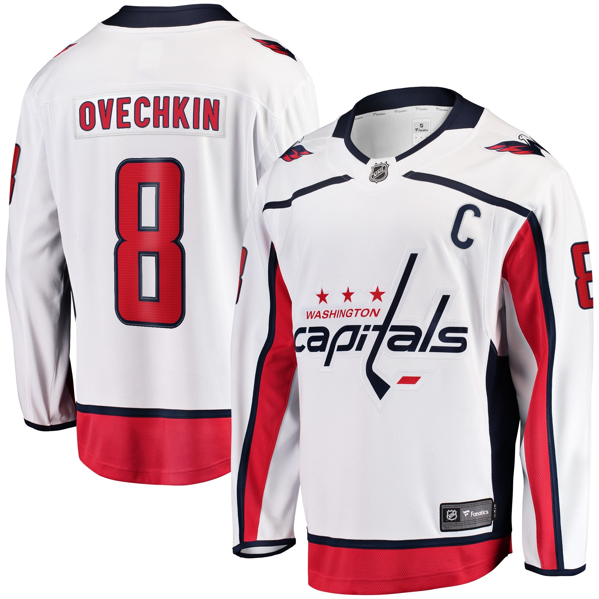 Alexander Ovechkin Washington Capitals  Alternate 50th Anniversary Premier Breakaway Player Jersey - Black/White