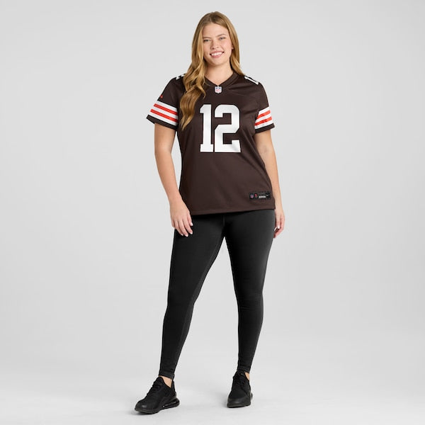 Shedeur Sanders Cleveland Browns Nike Women's 2025 NFL Draft Game Jersey - Brown