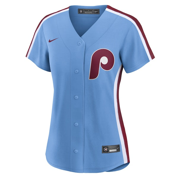 Ryan Howard Philadelphia Phillies Nike Women's Replica Jersey - Light Blue/White
