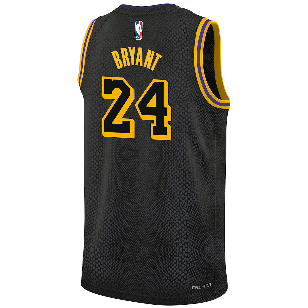 Kobe Bryant Los Angeles Lakers Nike Youth Swingman Jersey - City Edition - Black