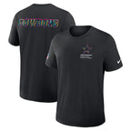 Dallas Cowboys Nike 2025 NFL Crucial Catch Tri-Blend Dri-FIT T-Shirt - Black