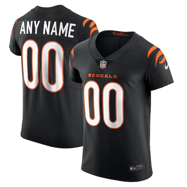 Cincinnati Bengals Nike Vapor Elite Custom Jersey - Black