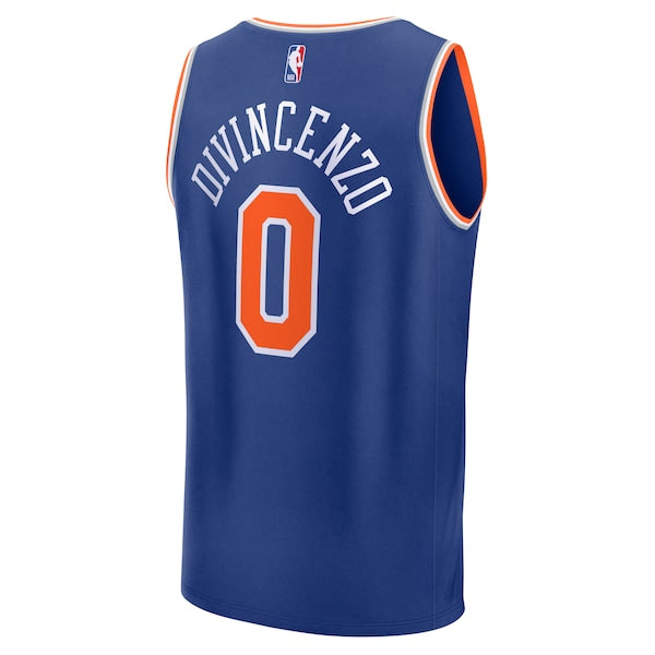 Donte DiVincenzo New York Knicks  Fast Break Replica Player Jersey - Icon Edition - Royal